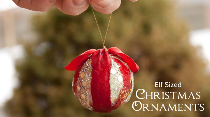 "Elf on the Shelf" Inspired Craft: "Elf Size" Ornaments