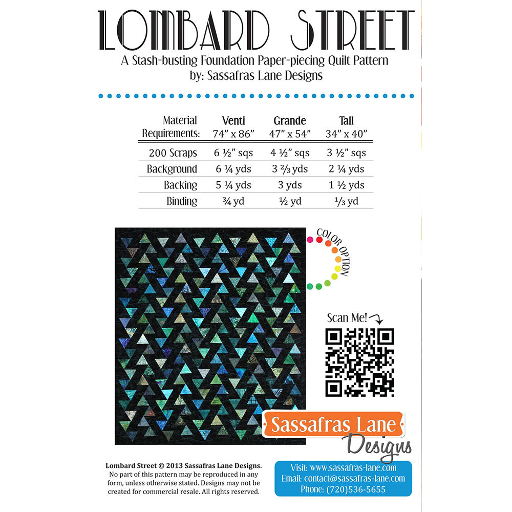 Lombard Street Quilt Pattern image # 104812