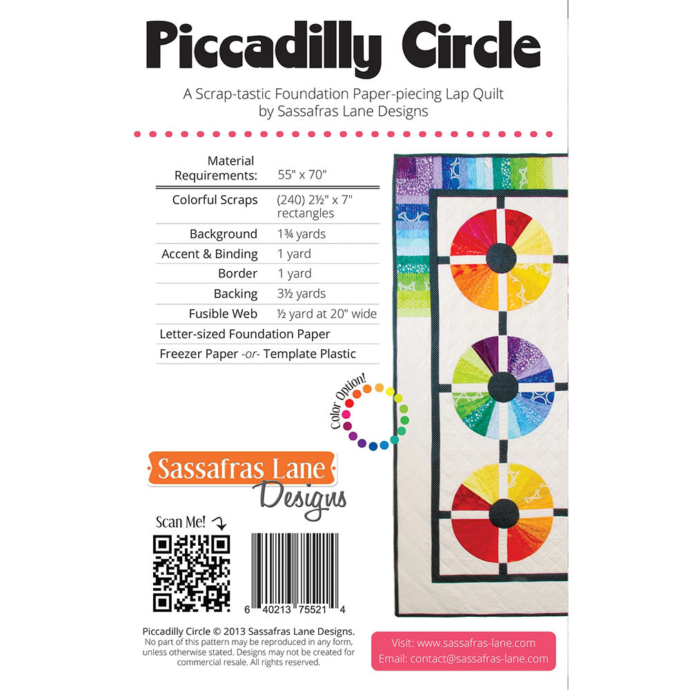 Piccadilly Circle Quilt Pattern image # 104867