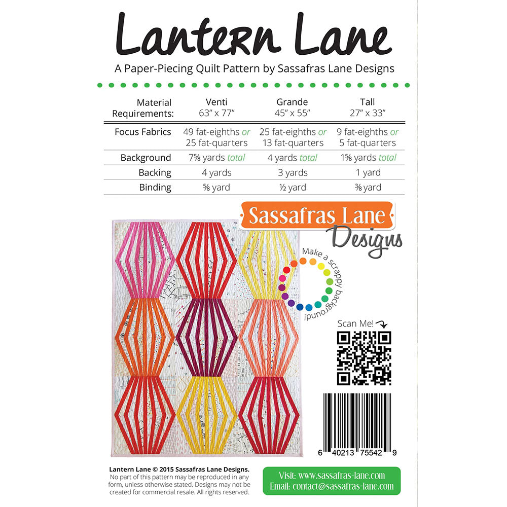 Lantern Lane Quilt Pattern image # 104798