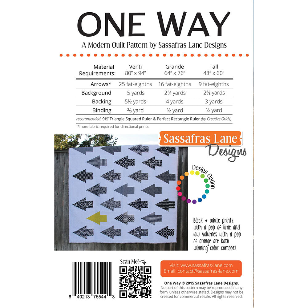 One Way Quilt Pattern image # 104852