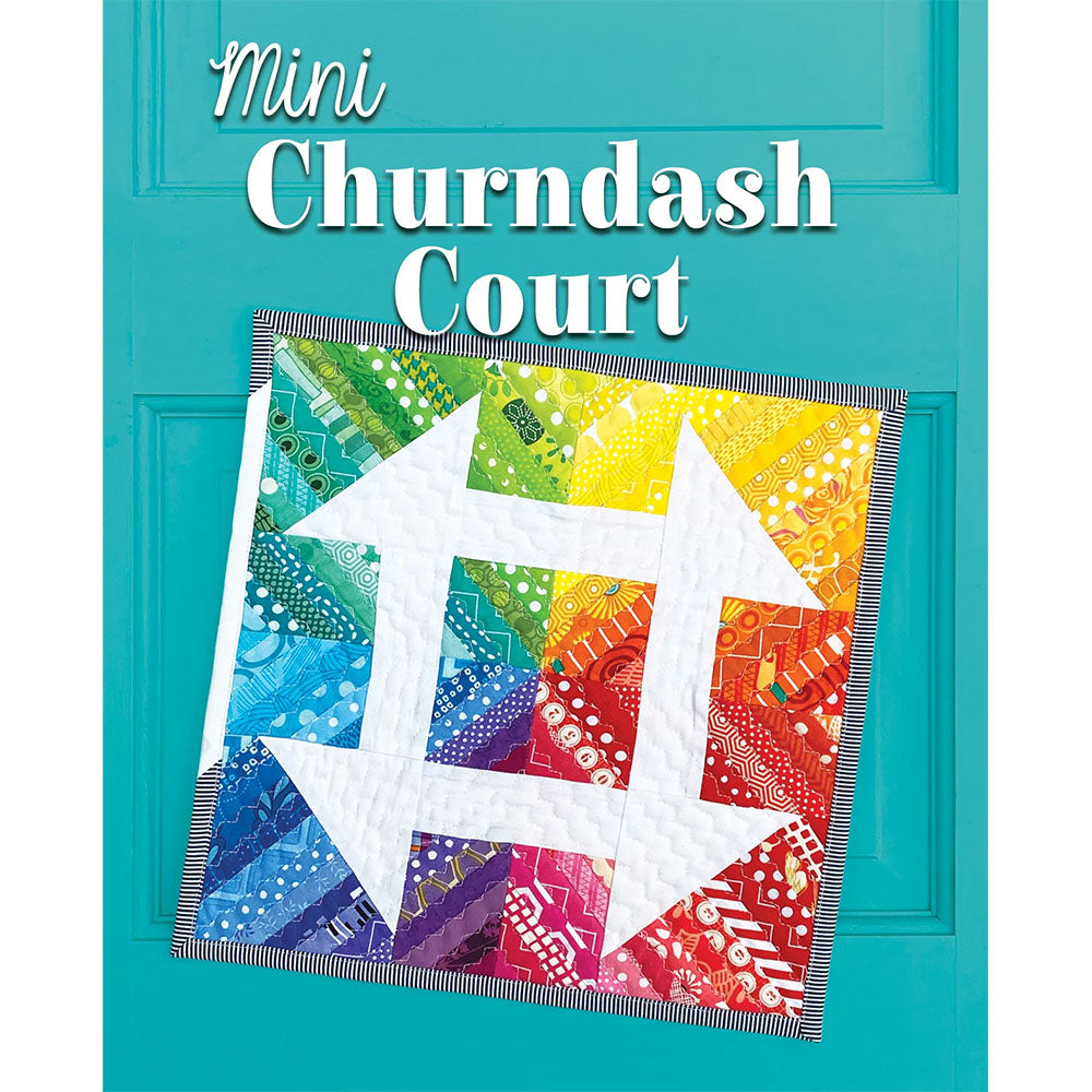 Mini Churndash Court Mini Quilt Pattern image # 104016