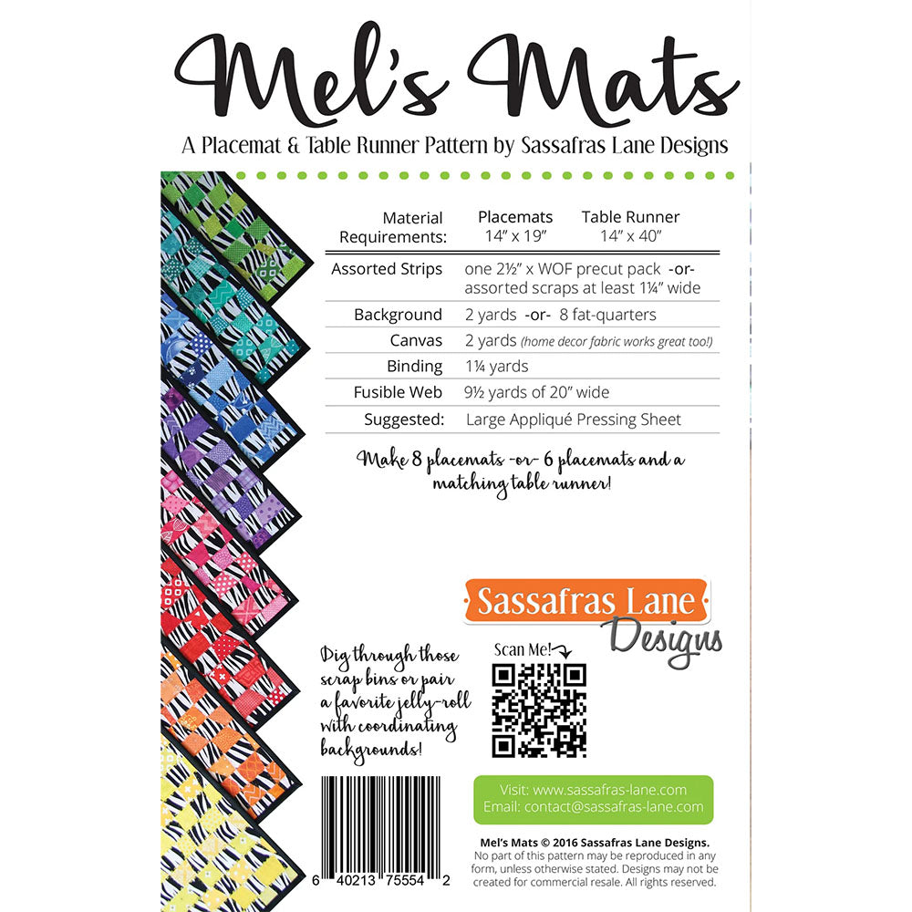 Mel's Mats Placement Pattern image # 104836