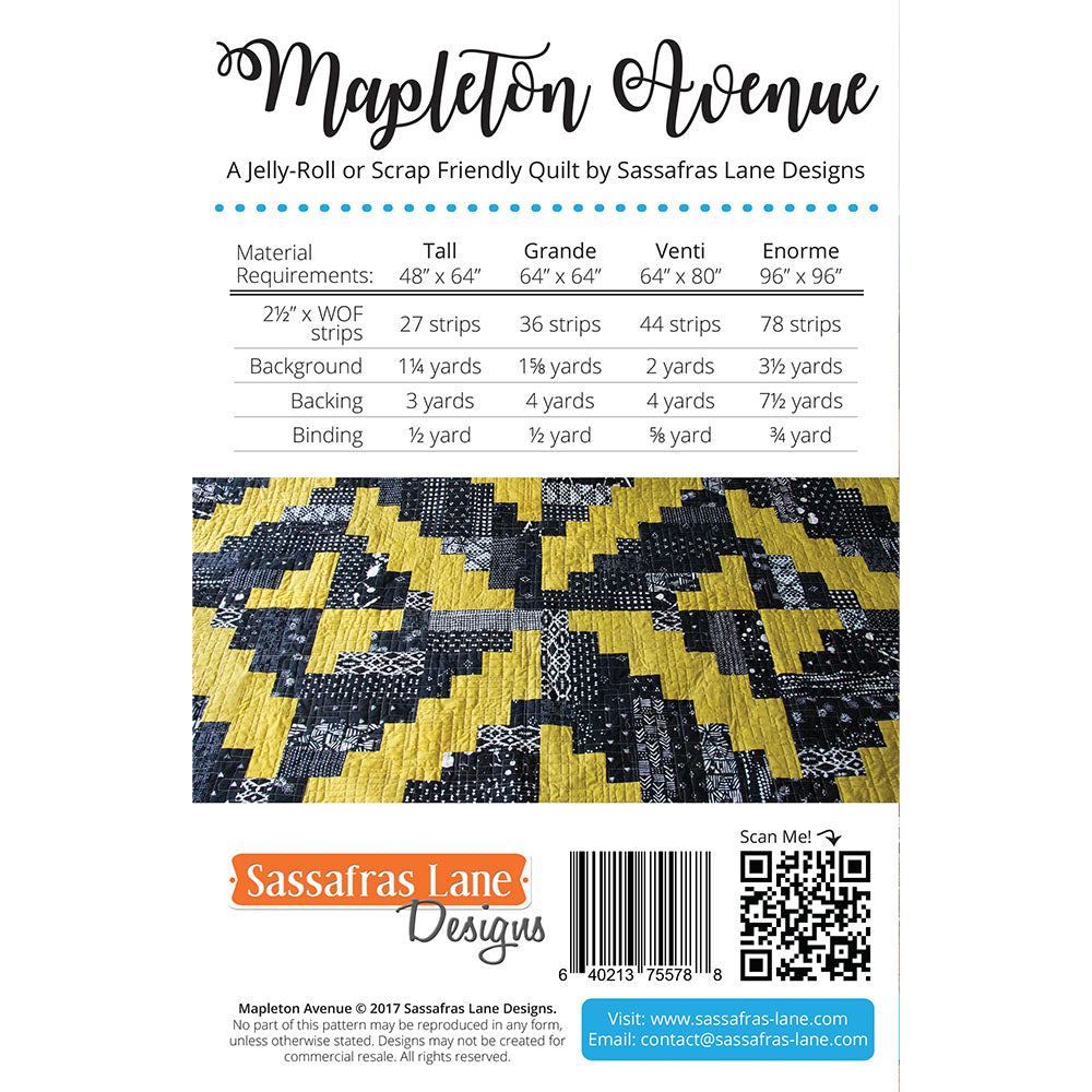 Mapleton Avenue Quilt Pattern image # 104832