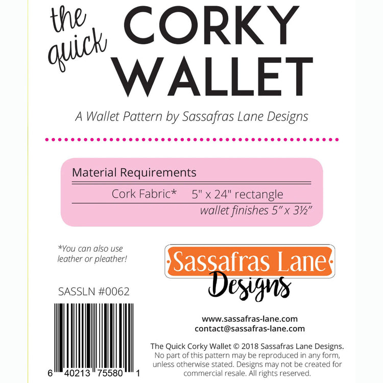 Quick Corky Wallet Pattern image # 105311