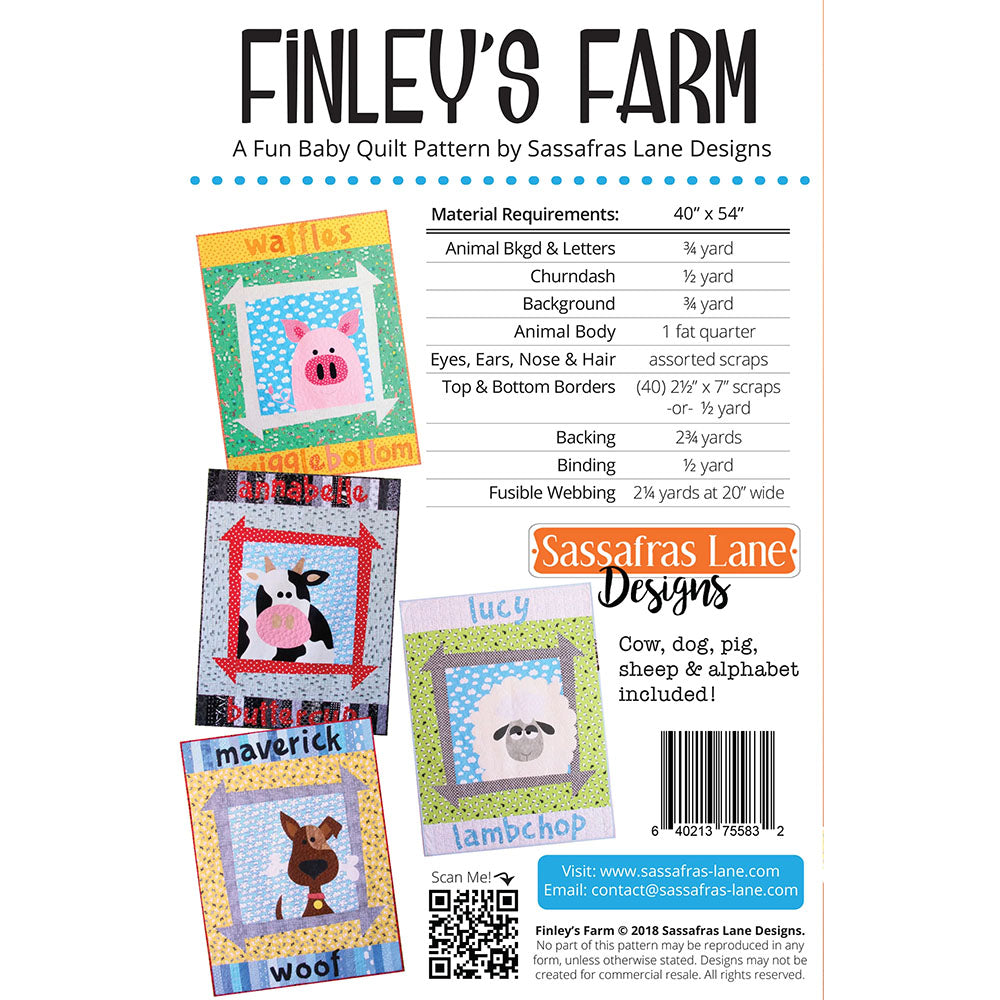 Finley's Farm Quilt Pattern image # 104668