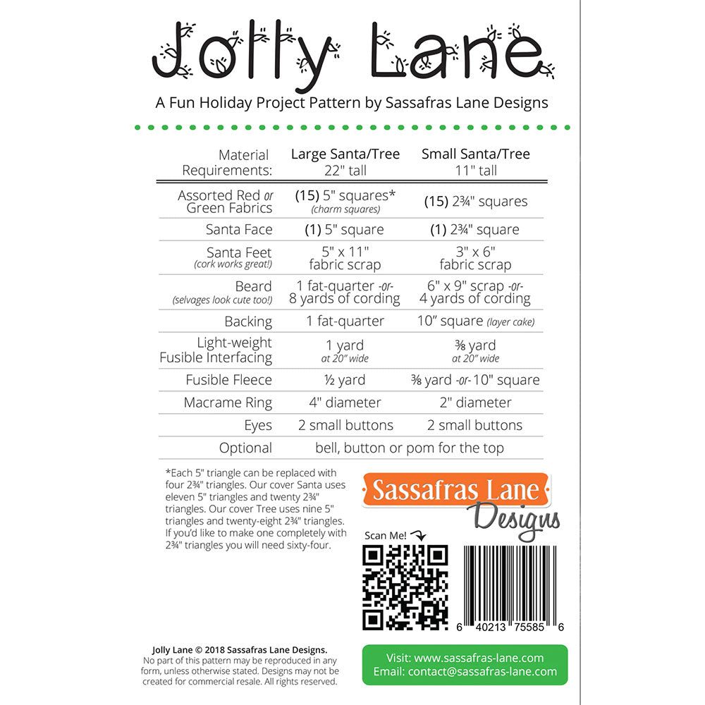 Jolly Lane Project Pattern image # 104718