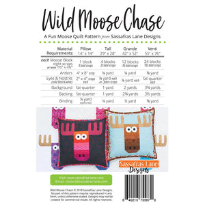 Wild Moose Chase Quilt & Pillow Pattern image # 104920