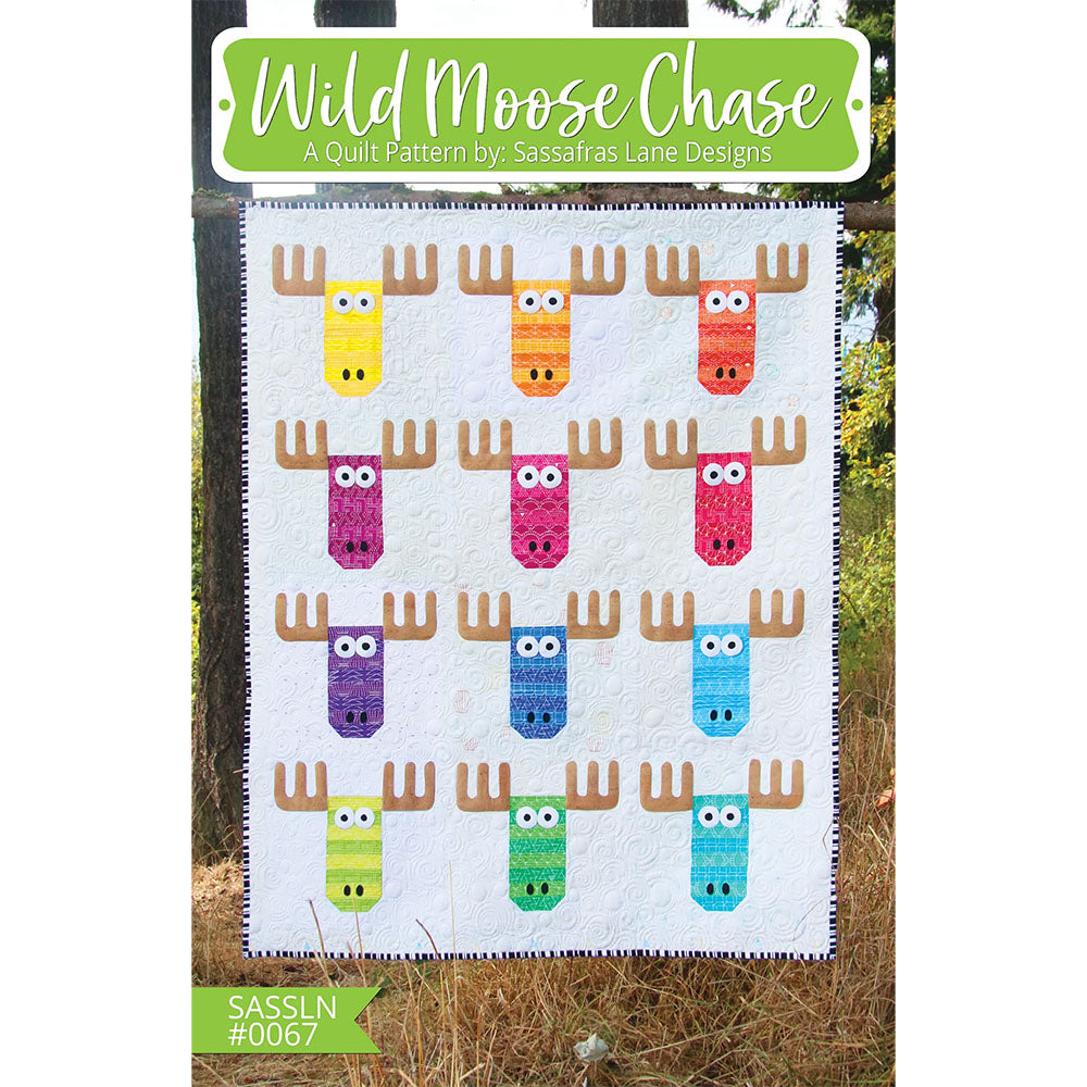 Wild Moose Chase Quilt & Pillow Pattern image # 104921