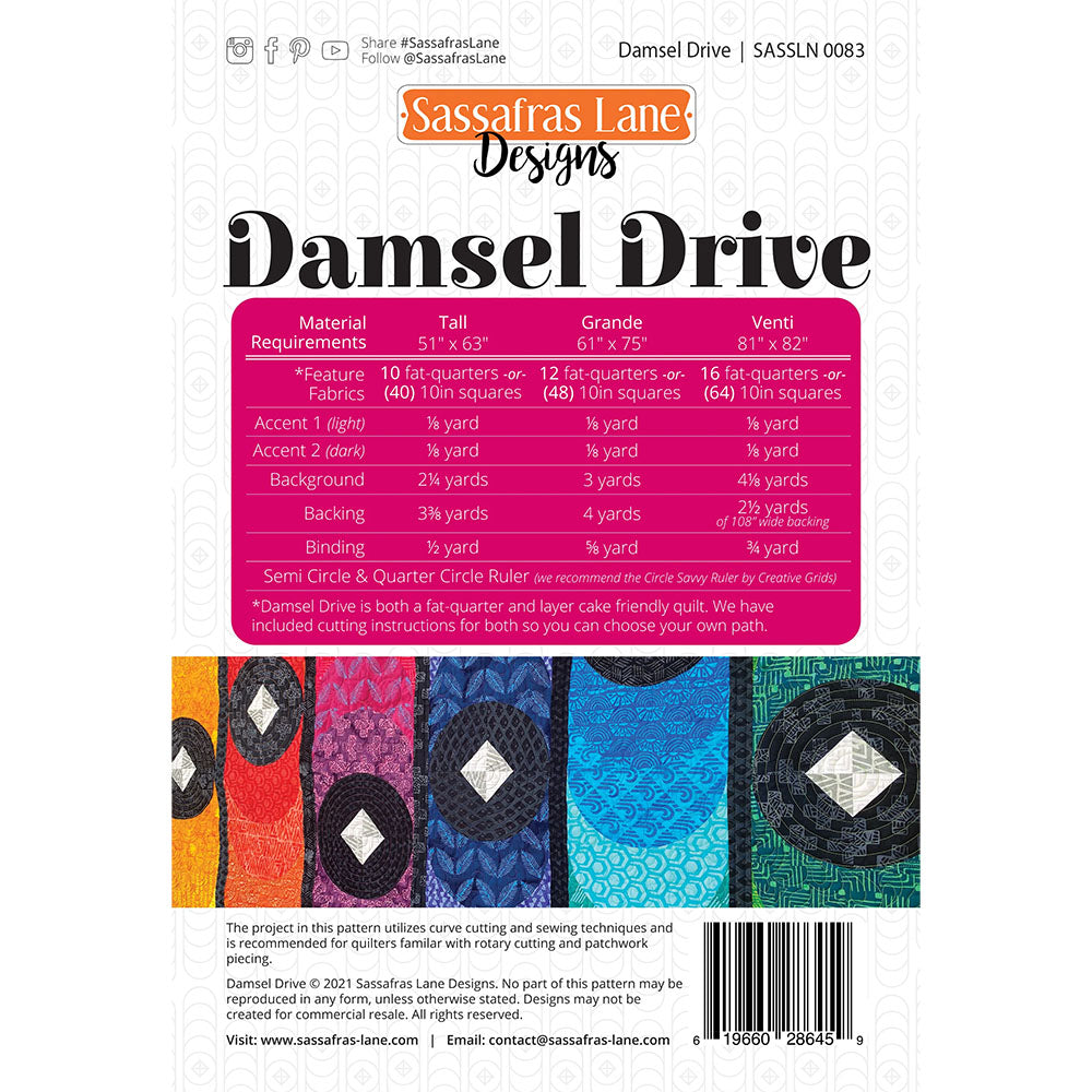 Damsel Drive Quilt Pattern image # 104498