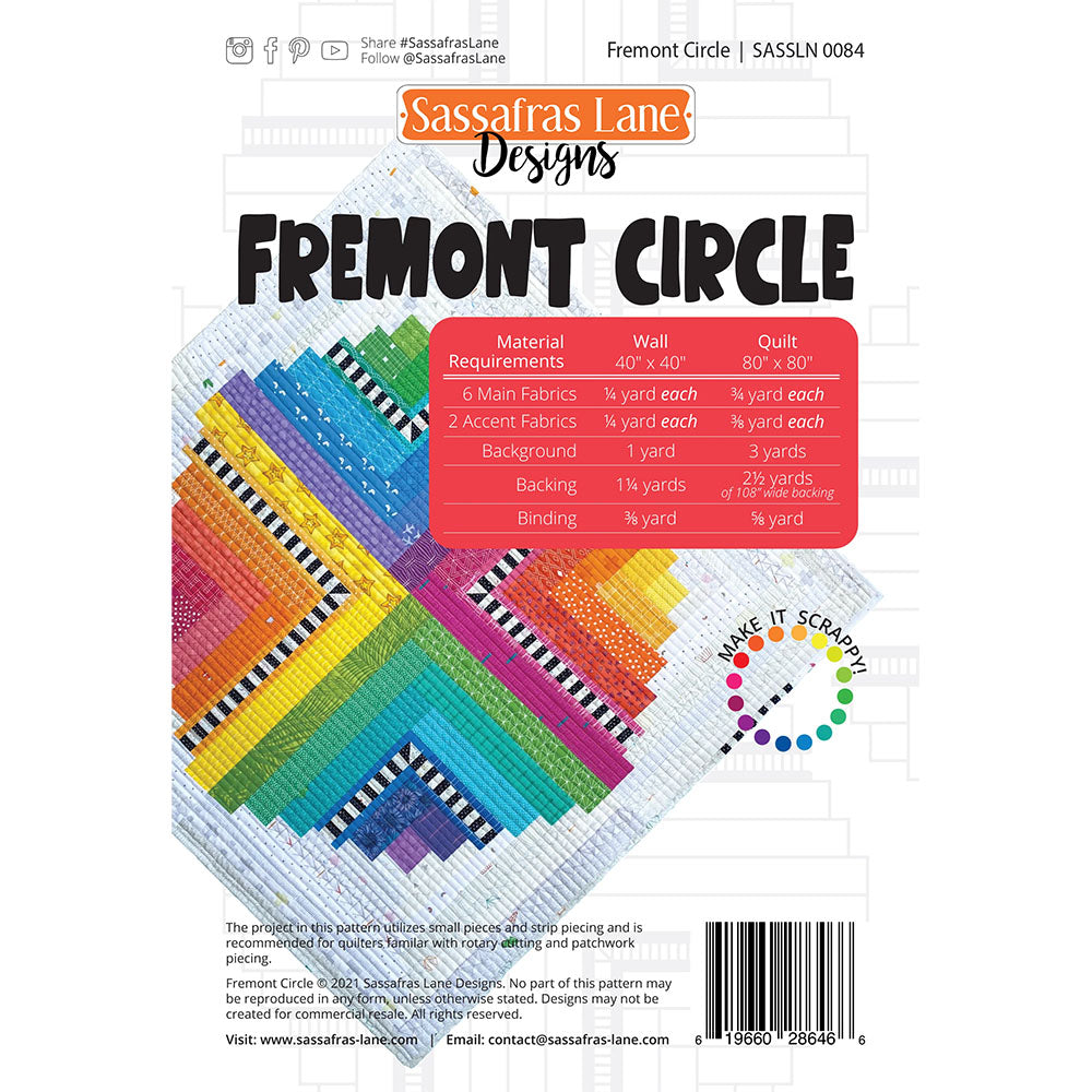 Fremont Circle Quilt Pattern image # 104698