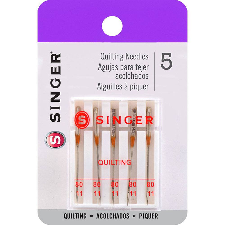 Singer Quilting Needles (5pk) - 80/11 image # 69054