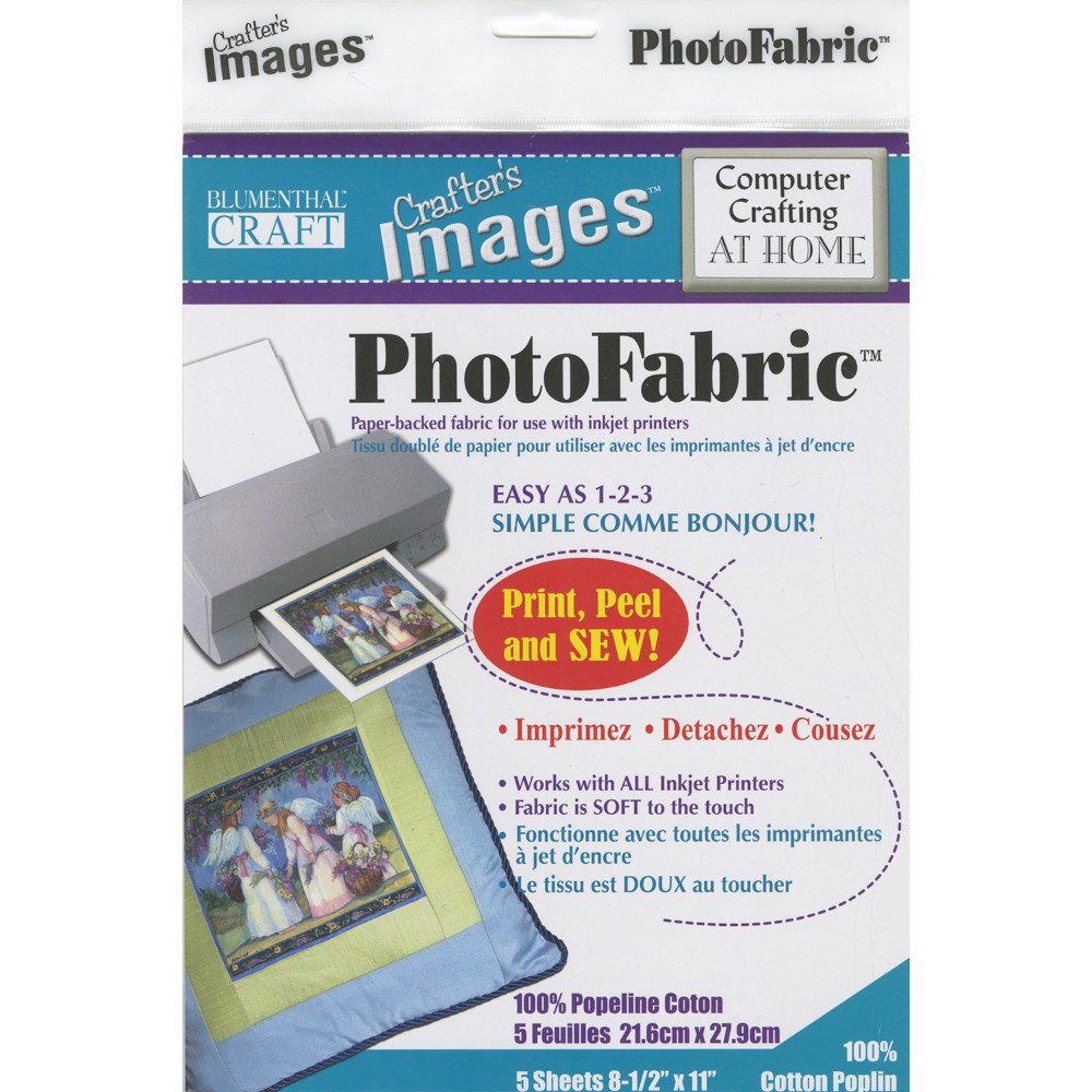 Printable Photo Fabric Sheets - 5pk