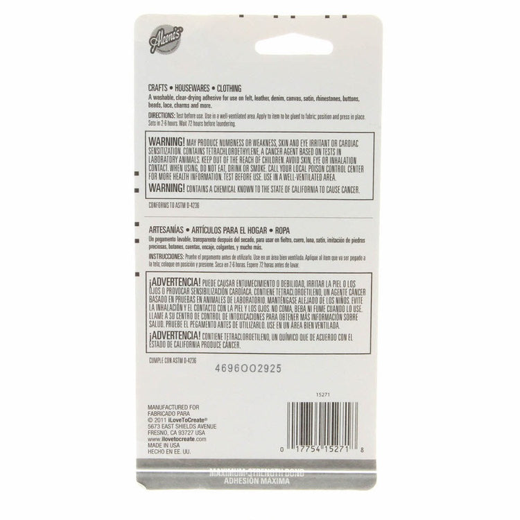 Aleene's Super Fabric Adhesive (2oz) image # 42147