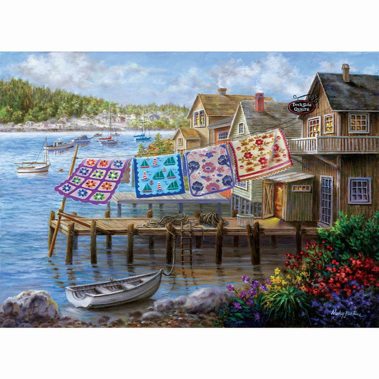 Dockside Quilts 500pc Jigsaw Puzzle image # 109234