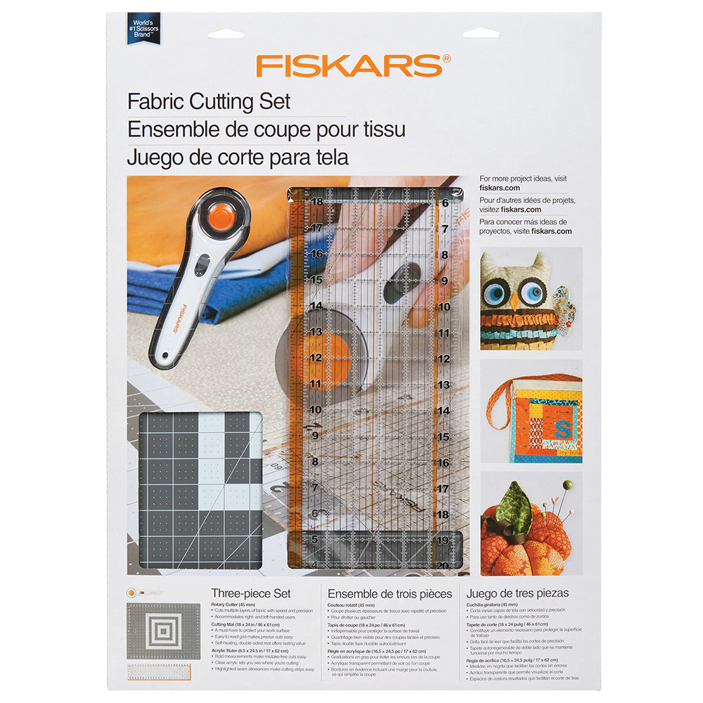 Fiskars Three-Piece Rotary Cutting Set image # 73524