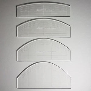 Westalee Design 6" Curve 4pc Template Set image # 113175