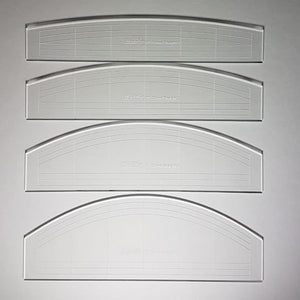 Westalee Design 9" Curve 4pc Template Set image # 113308