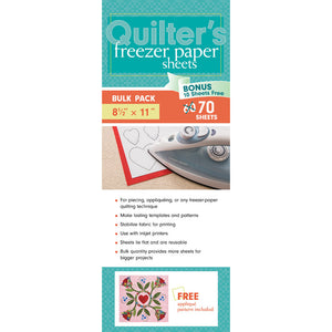 Quilter's Freezer Paper Sheets (70pk), 8-1/2"x 11" image # 37201