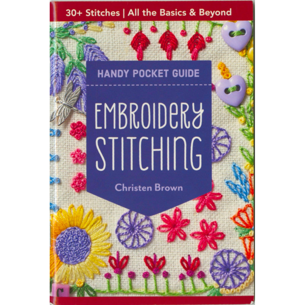 Embroidery Stitching Handy Pocket Guide Book image # 52039