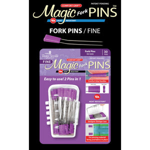 Comfort Grip, 30pk Magic Fork Pins - Fine Tip image # 57101