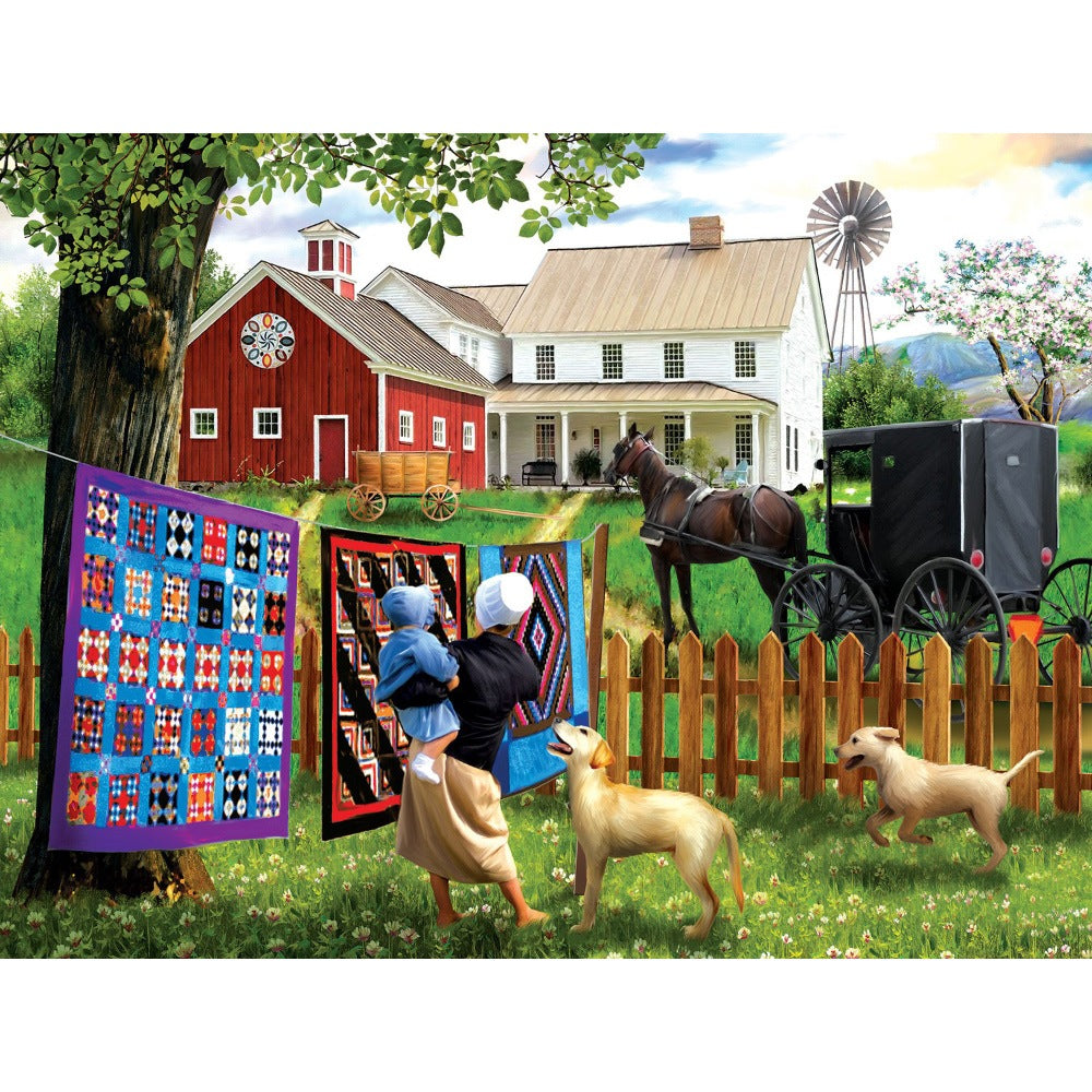 Family Homestead 500pc Jigsaw Puzzle image # 80602