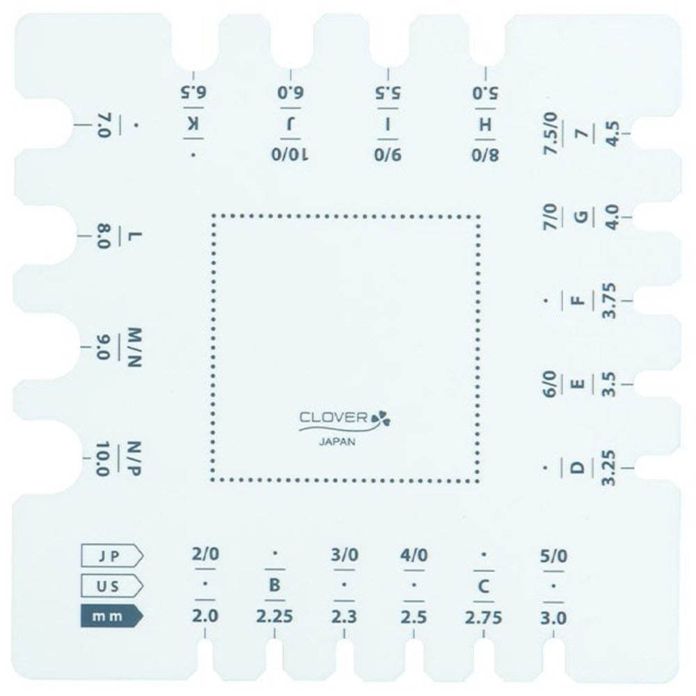 Clover, Swatch Ruler and Needle Gauge image # 86681