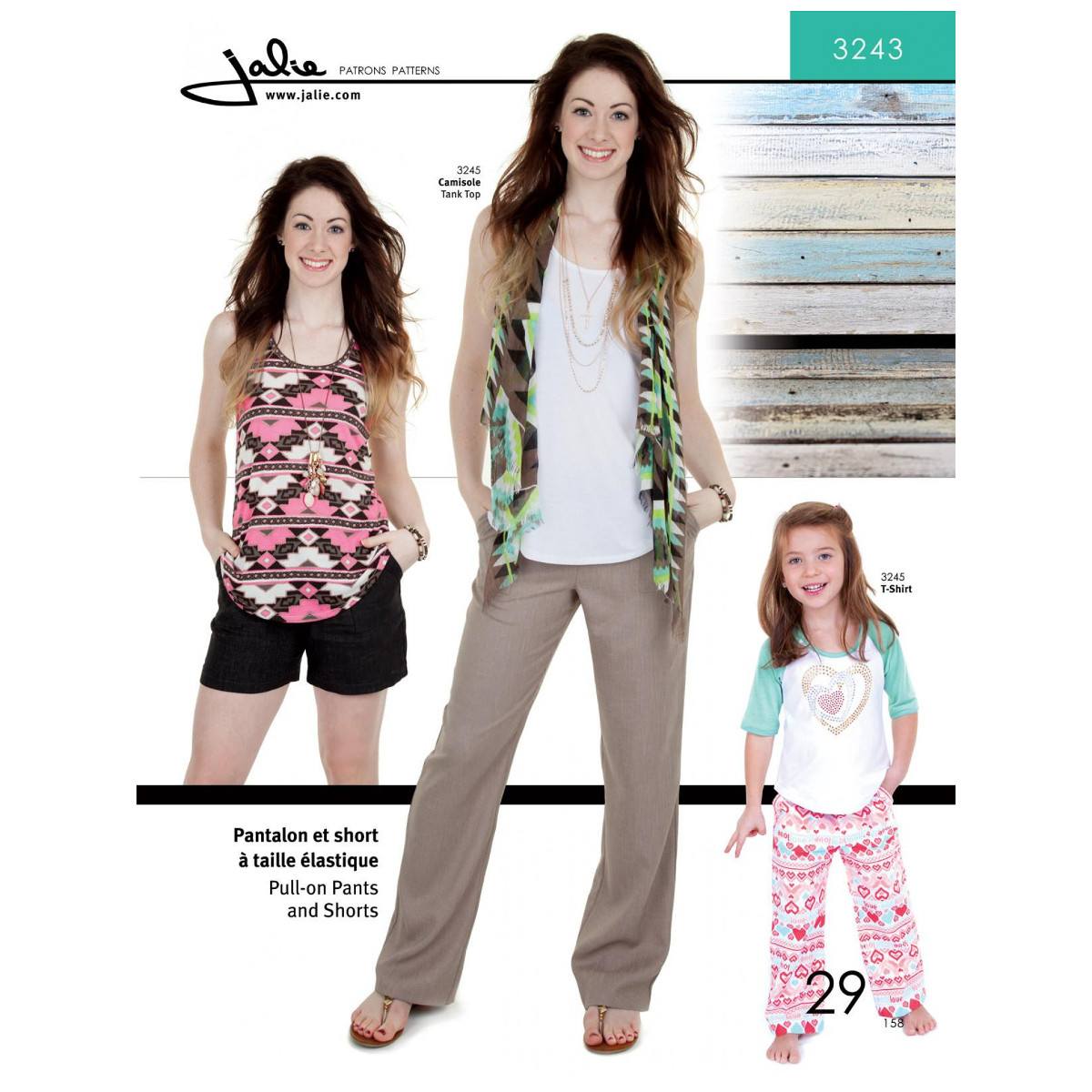 Pull-On Pants and Shorts Pattern image # 43082