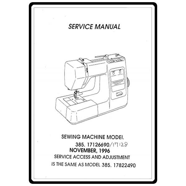 Service Manual, Kenmore 385.17128 image # 4710