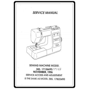 Service Manual, Kenmore 385.17128 image # 4710