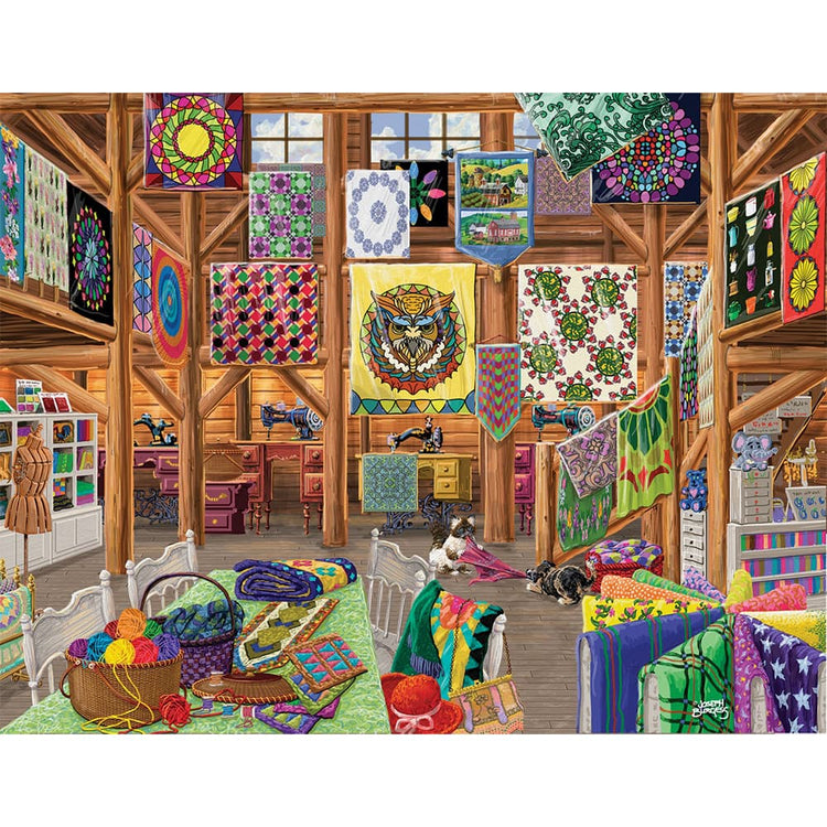 Quilted With Love 1000pc Jigsaw Puzzle image # 80540