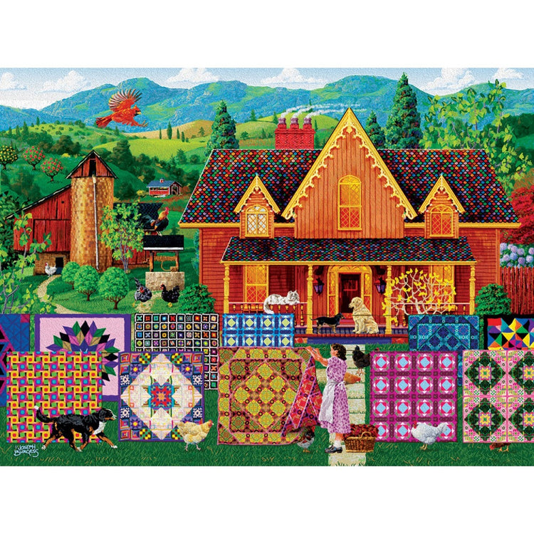 Morning Day Quilt 1000pc Jigsaw Puzzle image # 80667