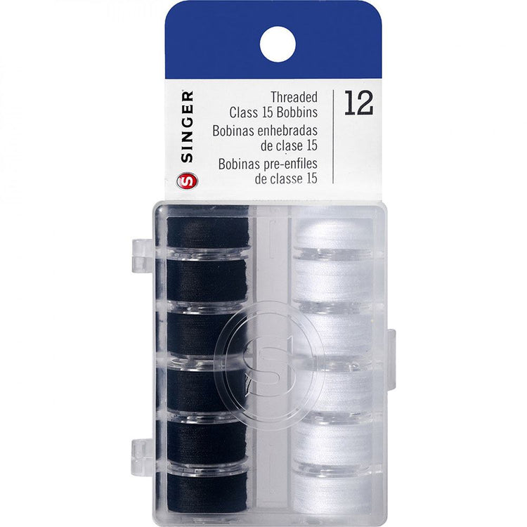 Prewound Class 15 Bobbins (12pk), Singer image # 69214