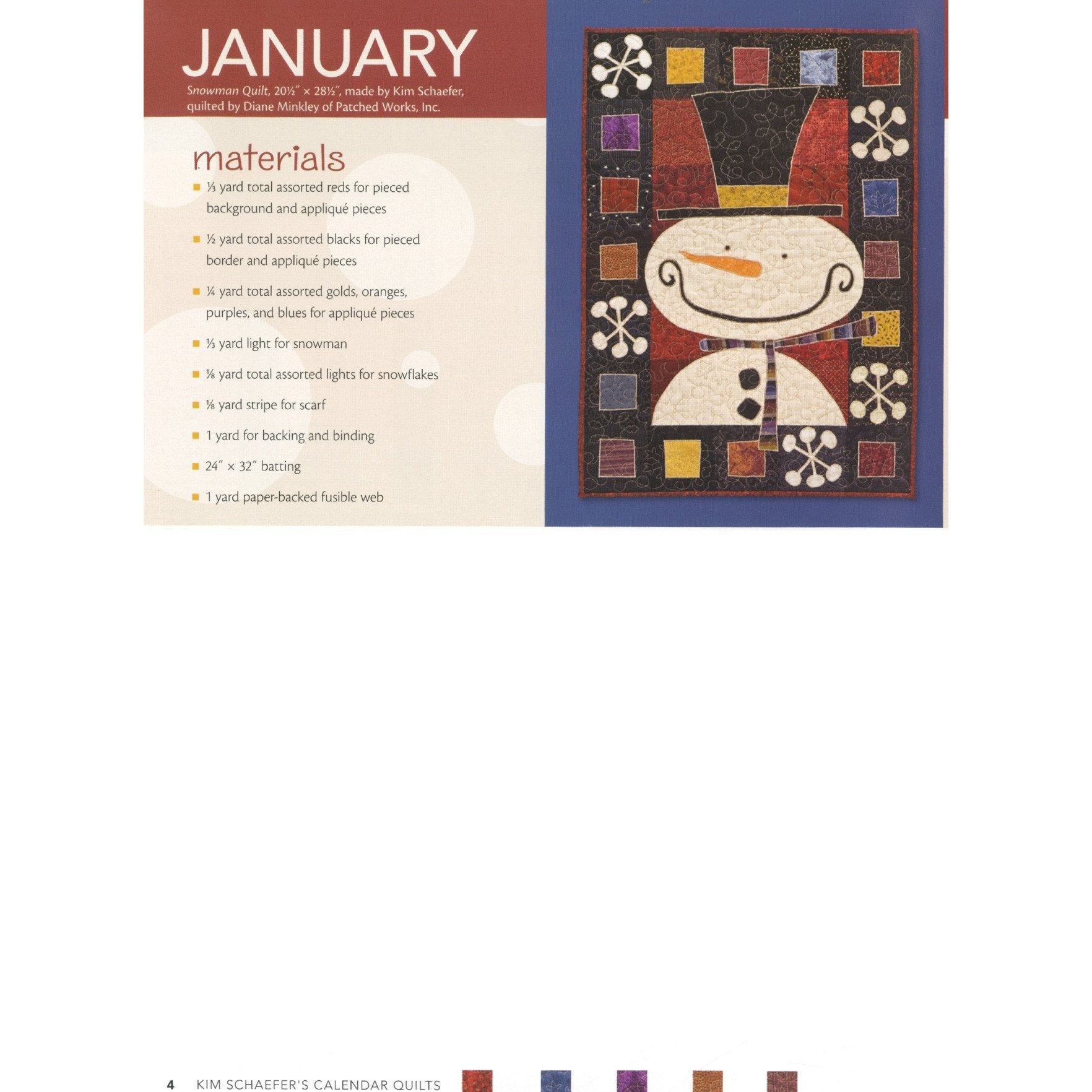 Calendar Quilts, Kim Schaefer image # 35328