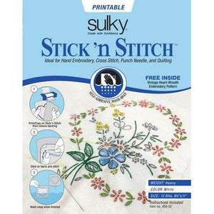 Sulky Stick'n Stitch Stabilizer, 8-1/2" x 11" image # 29682