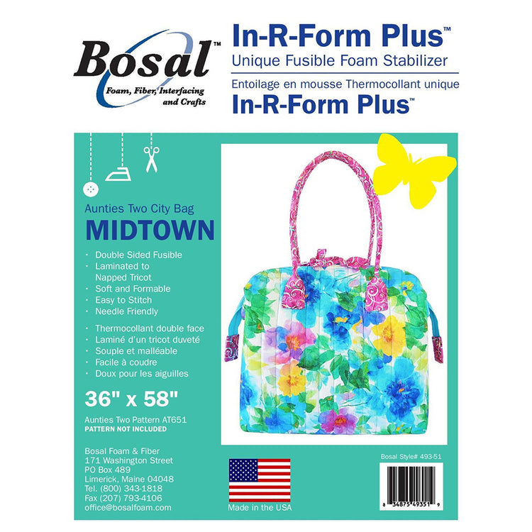 Bosal, In-R-Form Plus Double-Sided Fusible City Bag Stabilizer image # 67492