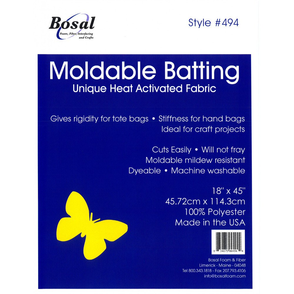 Bosal Heat Moldable Batting - 18in x 45in