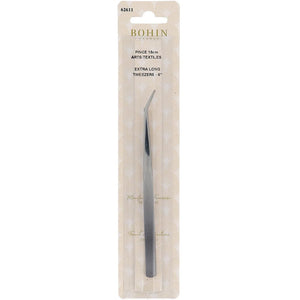 Bent Extra Long Tweezers, Bohin image # 86076