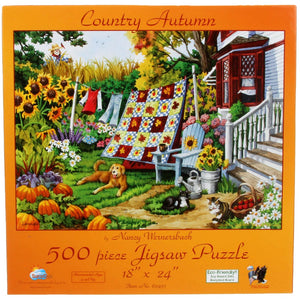 Country Autumn 500pc Jigsaw Puzzle image # 80060