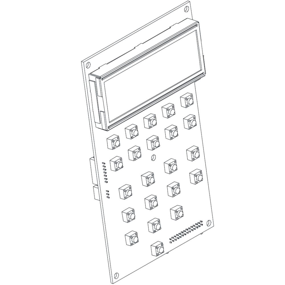 LCD Main Circuit Board, Singer #68015165 image # 123843