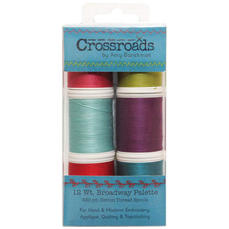 Sulky, Designer Crossroads Denim 6 Spool Thread Kit (330yds) image # 123396