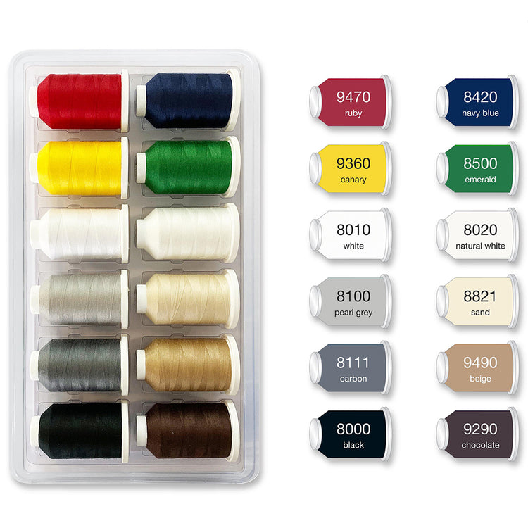 Madeira Aerolock 125 Thread Kit (12 spools) image # 73810