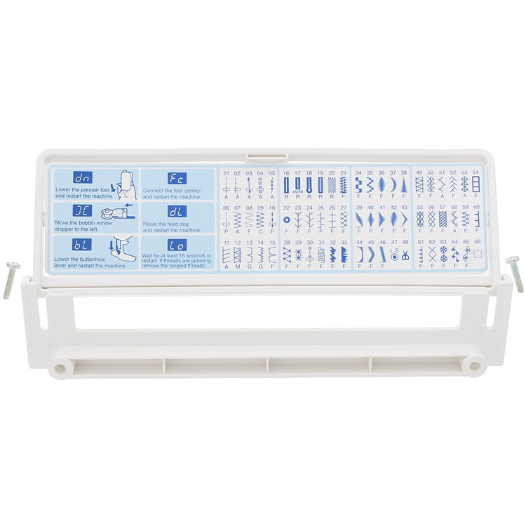 Quick Reference Chart Assembly, Janome #846801407 image # 75680