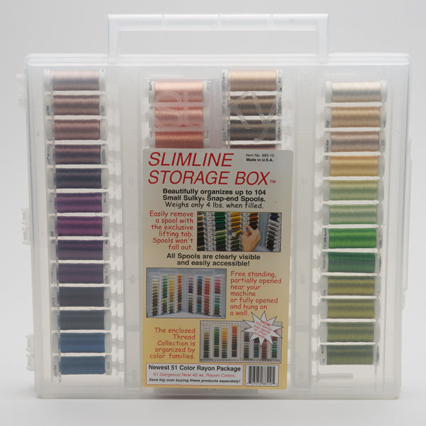 Sulky, Slimline Case with New Colors Thread Collection - 51 Spools image # 58906