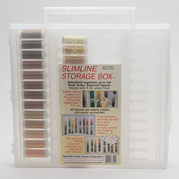 Sulky, Slimline Case with Dark Flesh Tone Thread Collection - 26 Spools image # 58911