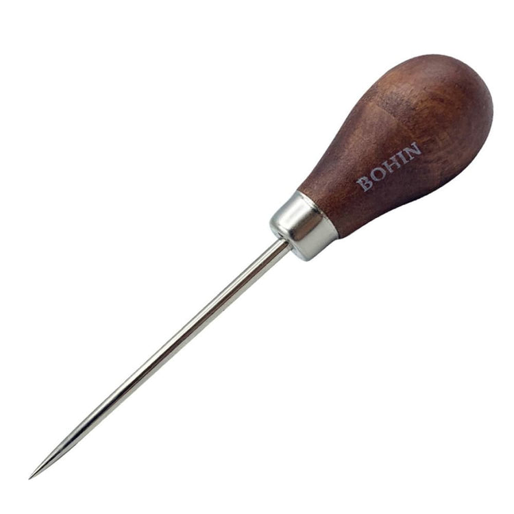 Bohin 4" Tapered Awl with Pear Shaped Handle image # 86019