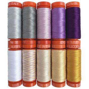 Aurifil Platinum Jubilee 10 Spool  Thread Collection image # 104291