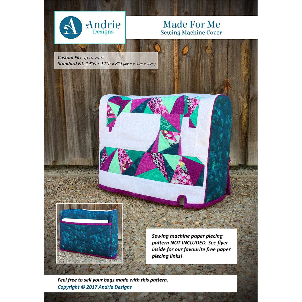 Made For Me Sewing Machine Cover Pattern image # 47241