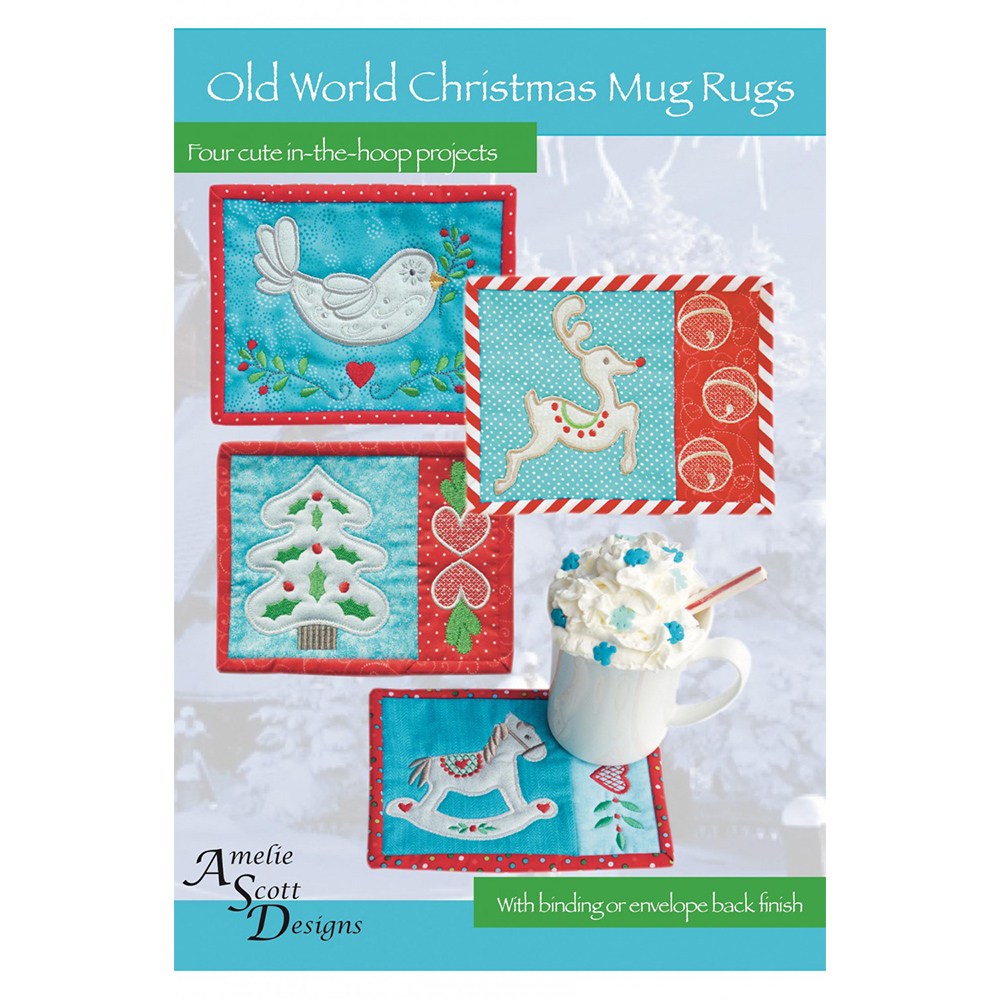 Old World Christmas Mug Rugs Pattern CD image # 68696