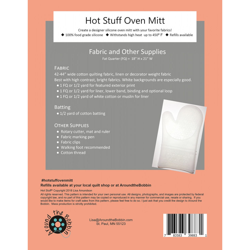 Hot Stuff Oven Mitt Pattern image # 49786